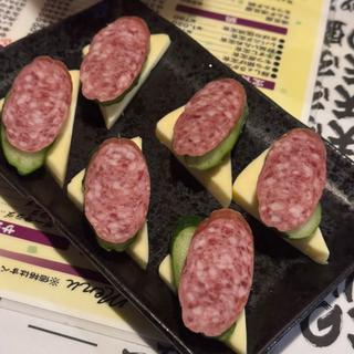 チーズサラミ(居酒場らーめんゆう太)
