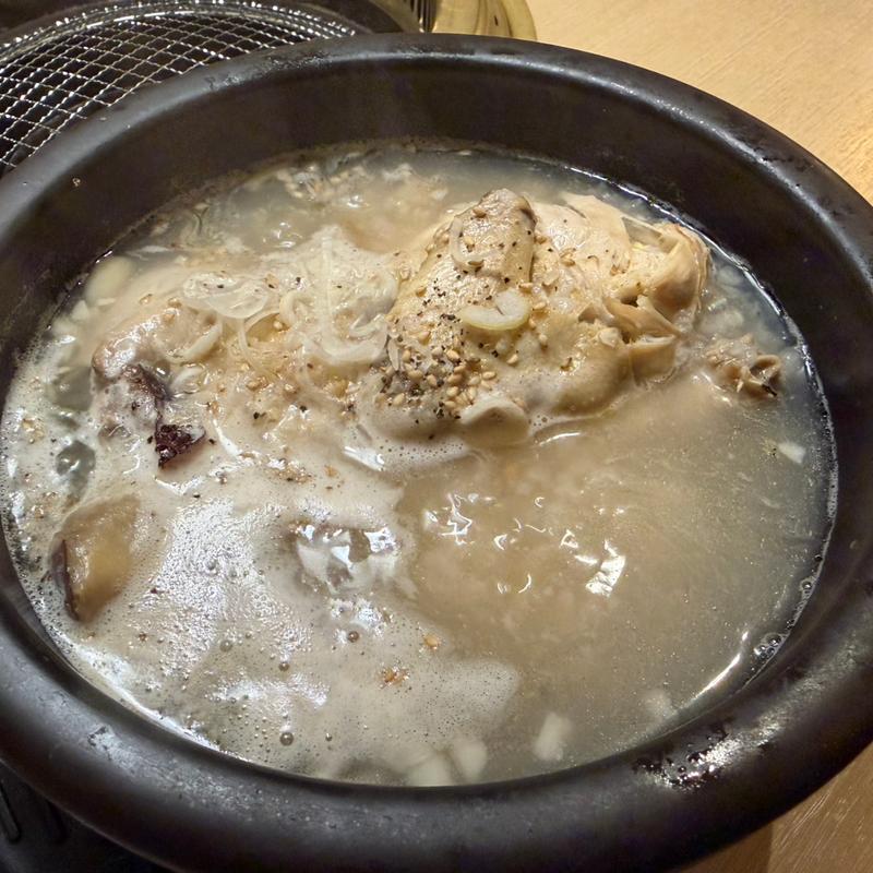 参鶏湯(黒毛和牛焼肉 からくに家 銀座店)