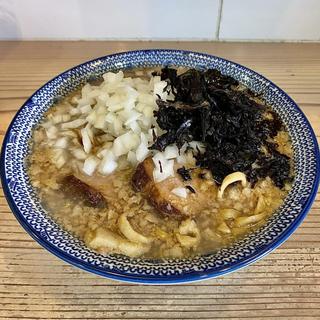 燕三条系背脂ラーメン 玉ねぎ増し