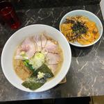塩豚骨らーめん 麺200g 龍のたまご丼(群青 )