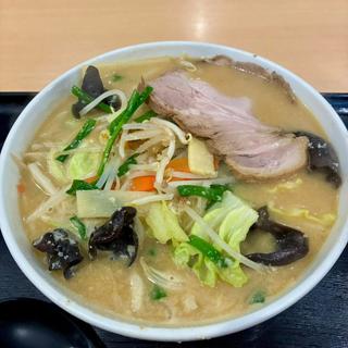 にんにく味噌野菜ラーメン(中華食堂秋)