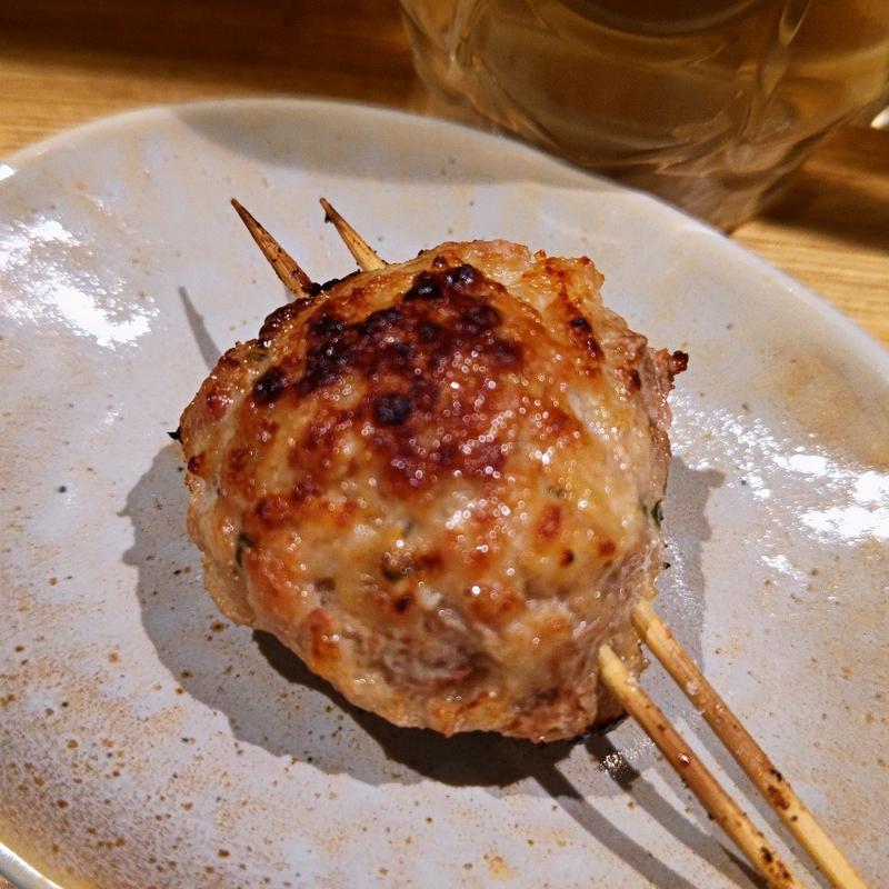 つくね(塩)(動物園通りもつ肉店)