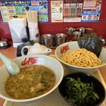 味噌つけ麺　ほうれん草(ラーメン山岡家 越谷レイクタウン店)