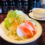 サラダ_お昼の食事(ステーキハウス花の木)