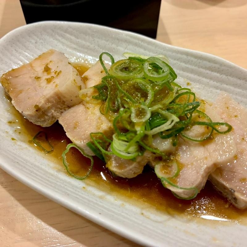 蒸し豚柚子胡椒(立ち飲み やみー ふたつめ)