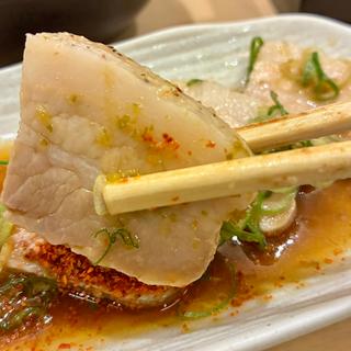 蒸し豚柚子胡椒