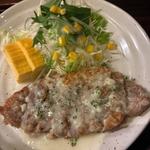 ポークソテー（ホワイトソース）