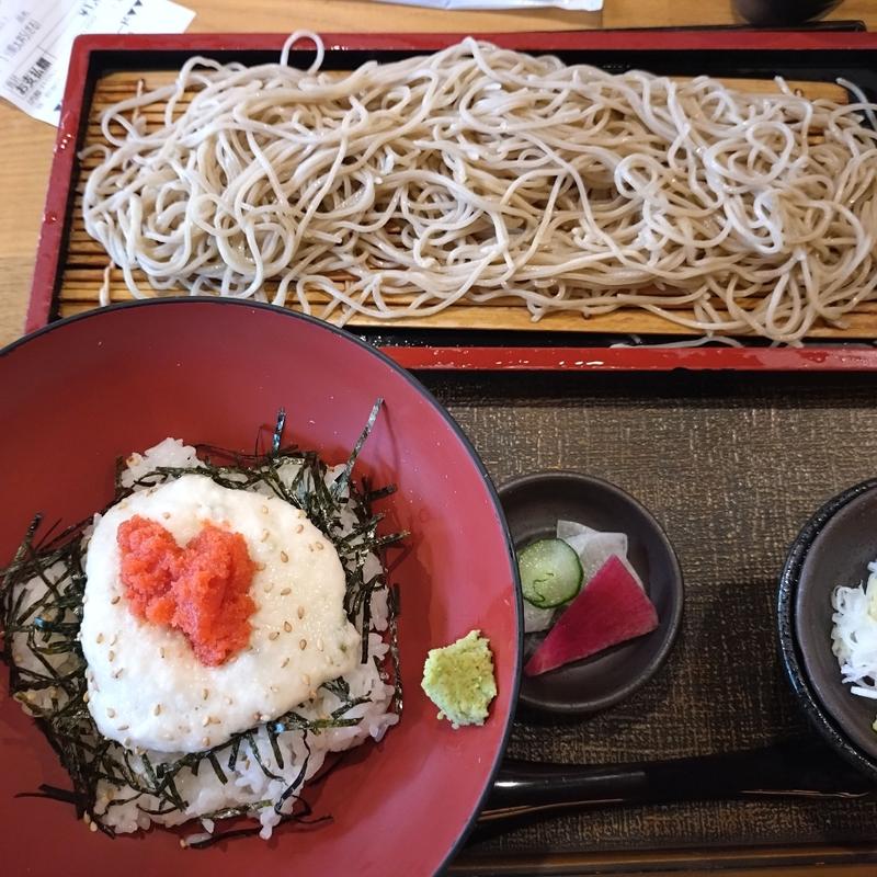 本日の丼と蕎麦のセット(そば道 西のはなれ)