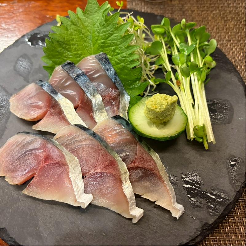 金華〆さば刺身(おばんざい かもめ)