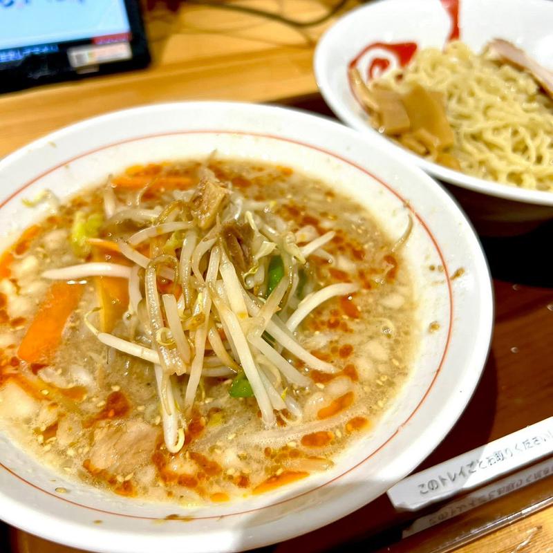 味噌つけ麺(こだわり自家製麺 心心)