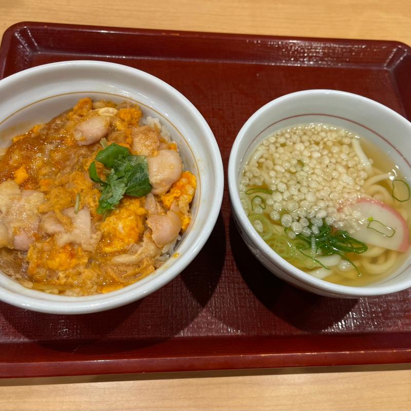 親子丼とハイカラうどん（小）(なか卯 代々木上原店 )
