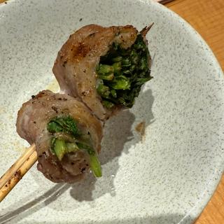 肉巻きパクチー