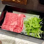 御夕食　黒毛和牛しゃぶしゃぶ(三河屋旅館 )