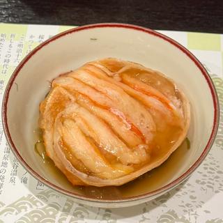 御夕食 蟹の甲羅蒸し