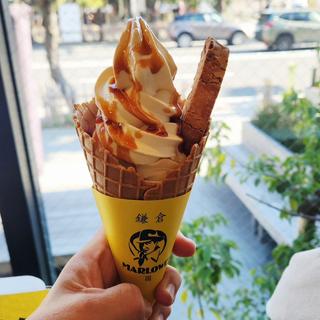 プリンソフトクリーム