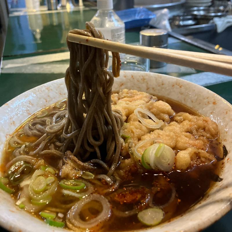 天玉そば(立ち食いそばうどん さかうえ)