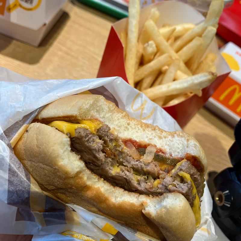 ダブルチーズバーガーセット(マクドナルド 豊洲駅前店 )