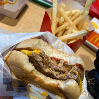 ダブルチーズバーガーセット