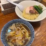 豚バラねぎつけ麺＋味付け玉子