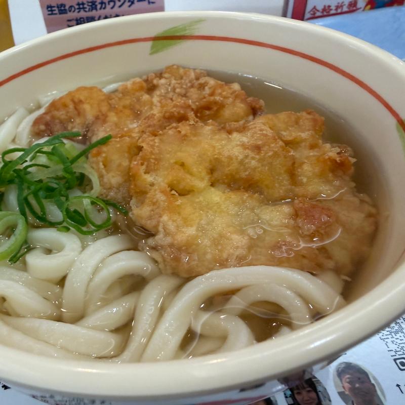 とり天うどん(ビッグさんど)