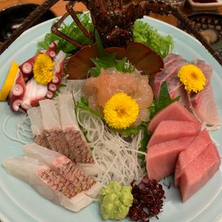 国内産天然活き伊勢海老&真鯛と旬のお刺身・天麩羅と各種鍋物の祝宴コース！(魚料理 遠州屋)