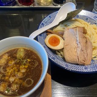 昔懐かしい味 魚介豚骨つけ麺(柳麺まる重)