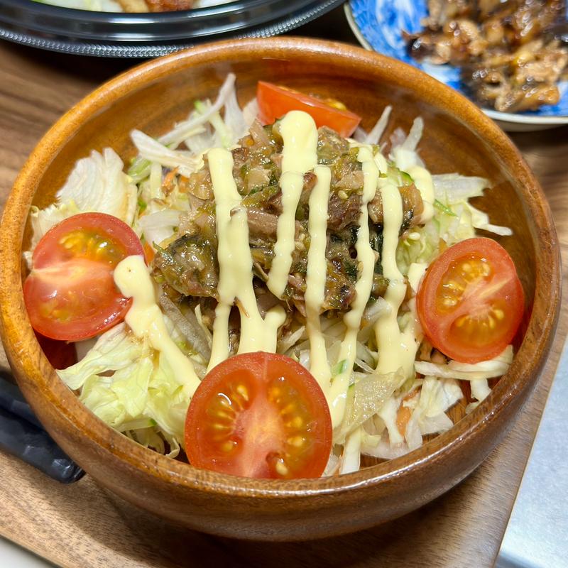 ネギチャーシューサラダ(ベルクス 東墨田店)