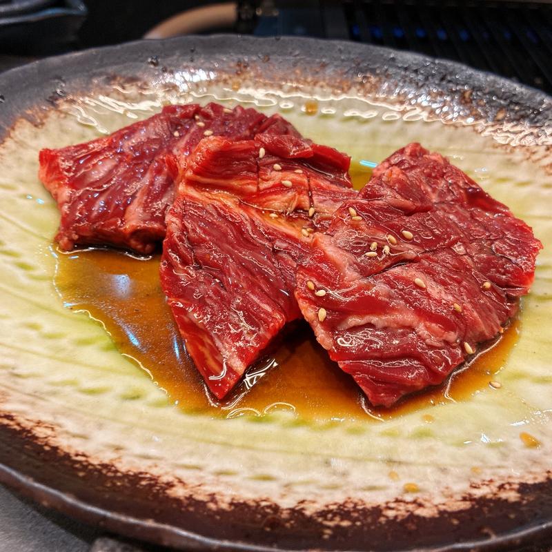 サガリステーキセット(天満 焼肉 藤四郎)