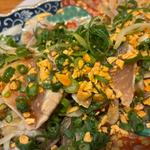 マグロタタキにんにく醤油