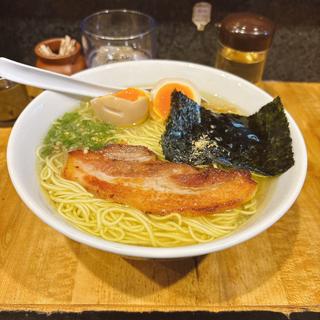 塩玉そば（味玉,青唐トッピング）