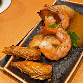 YEBIパン~おつまみ海老トースト~(ヱビスバー YEBISU BAR 川崎アゼリア店)