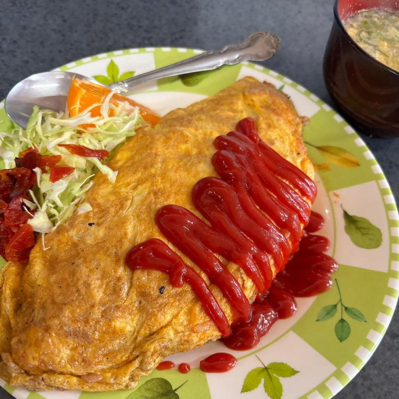 オムライス(天神食堂)