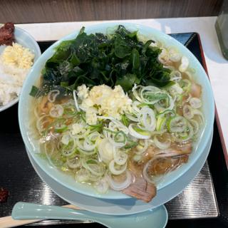 ネギ中華そば+わかめ