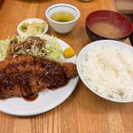 上ロースカツ定食(とんかつ 山さき)