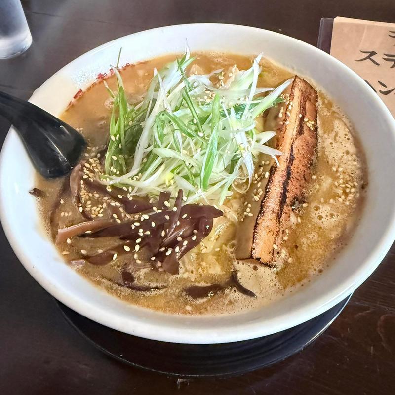 味噌ラーメン(ステーキハウス暁)