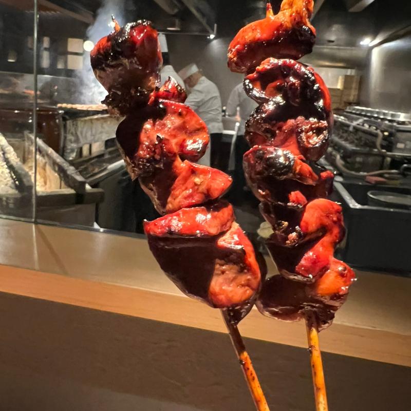 レバータレ串焼(鳥ぎん鴨宮店)