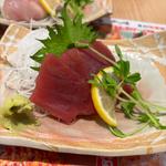 赤刺しマグロ(食堂・酒場 京へそ JR京都駅地下ポルタ店)