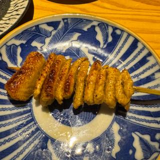 奥三河どり 皮(焼き鳥 鳥抱月 （ヤキトリ トリホウゲツ）)