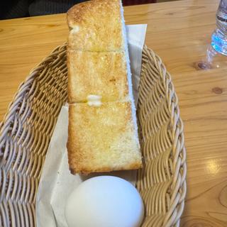 モーニングトースト ゆで卵