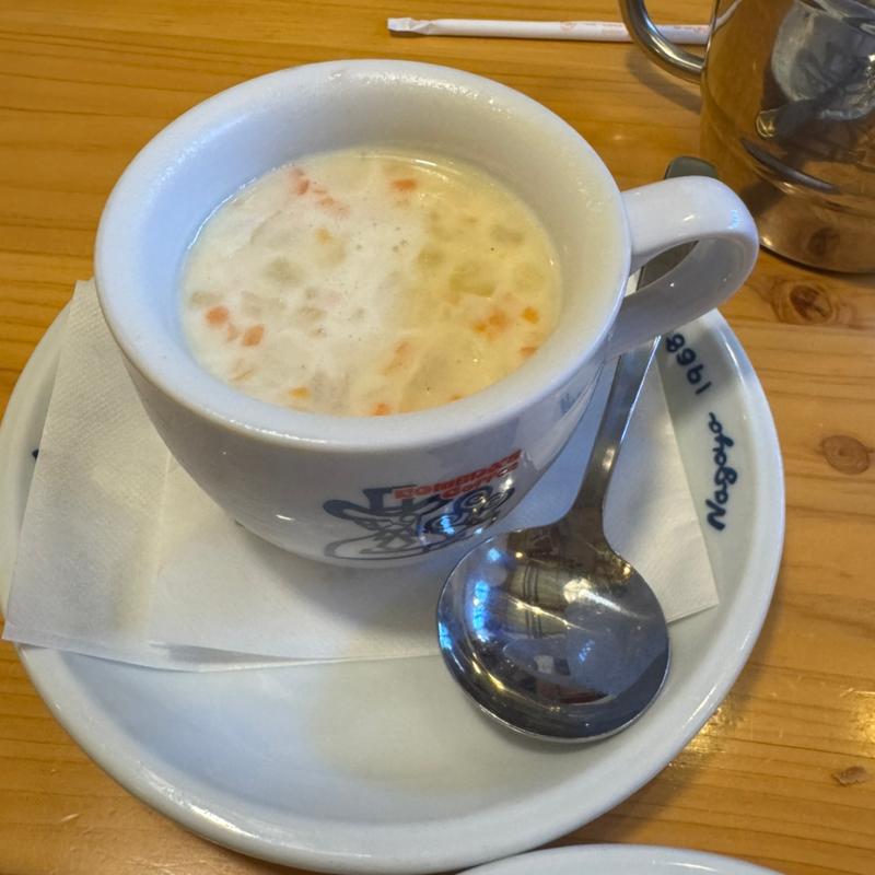 クラムチャウダー(コメダ珈琲店 三木平田店)
