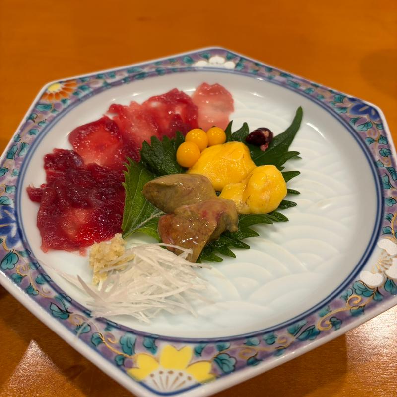 すっぽん刺身(円亭 すっぽん料理 （まどかてい）)