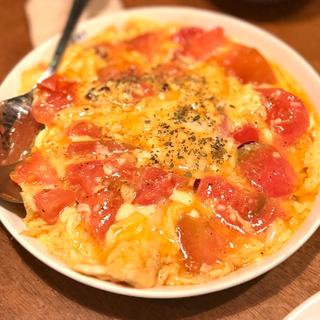 トマトの卵炒め(トマトキッチン ヤネウラ)