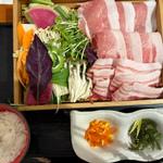 あぐー豚のしゃぶしゃぶ