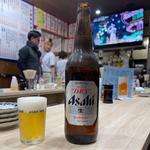 瓶ビール(月島ゴールデン酒場)