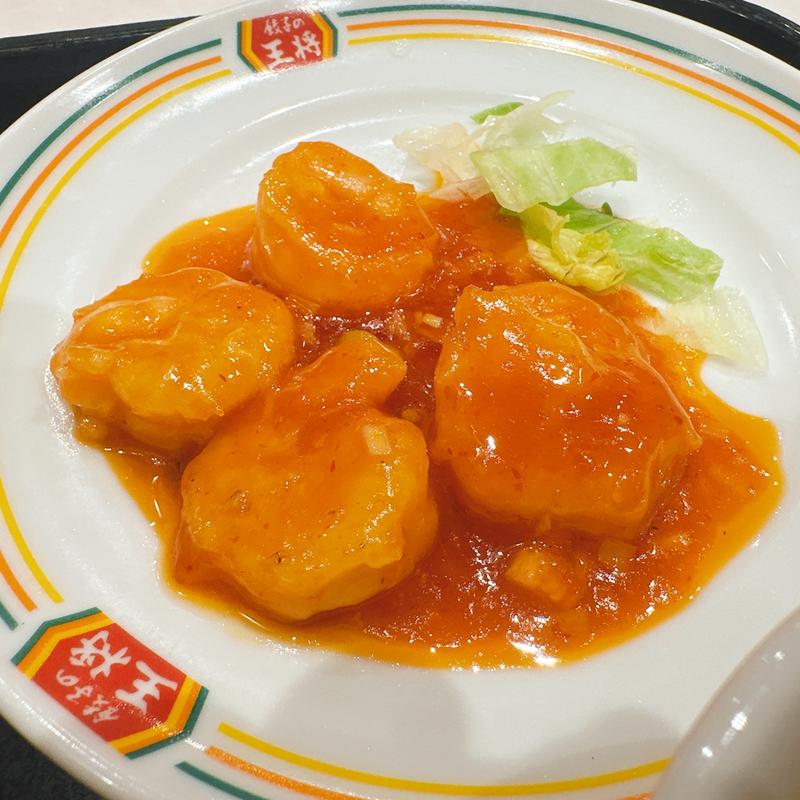 エビチリ（ジャストサイズ）(餃子の王将 宇都宮インターパークビレッジ店 )
