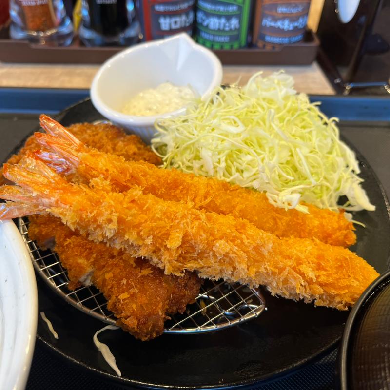 エビフライとロースカツ(松屋 武蔵小杉店 )