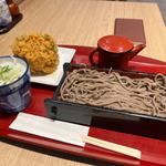 桜えびのかき揚げ蕎麦（二八蕎麦）