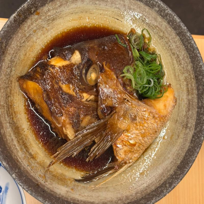 鯛のあら煮(裏難波スシトフジ)