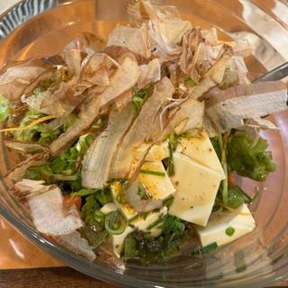 豆腐サラダ(魚頭キッシャン )