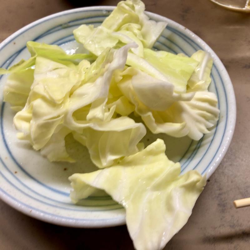 お通しキャベツ(どて焼五條)